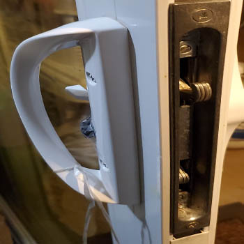 sliding door handle repair